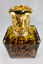 Petite Luxury for Your Fragrance Collection
La-Tee-Da Mini Collection Tortoise Glass Catalytic Fragrance Lamp Gold Crown Decor