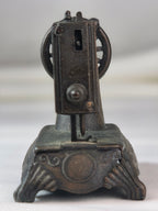 Vintage Mechanical Pencil Sharpener Set of 5 – Die Cast Metal Miniatures | Car Stagecoach Sewing Machine Lamp Coffee Grinder