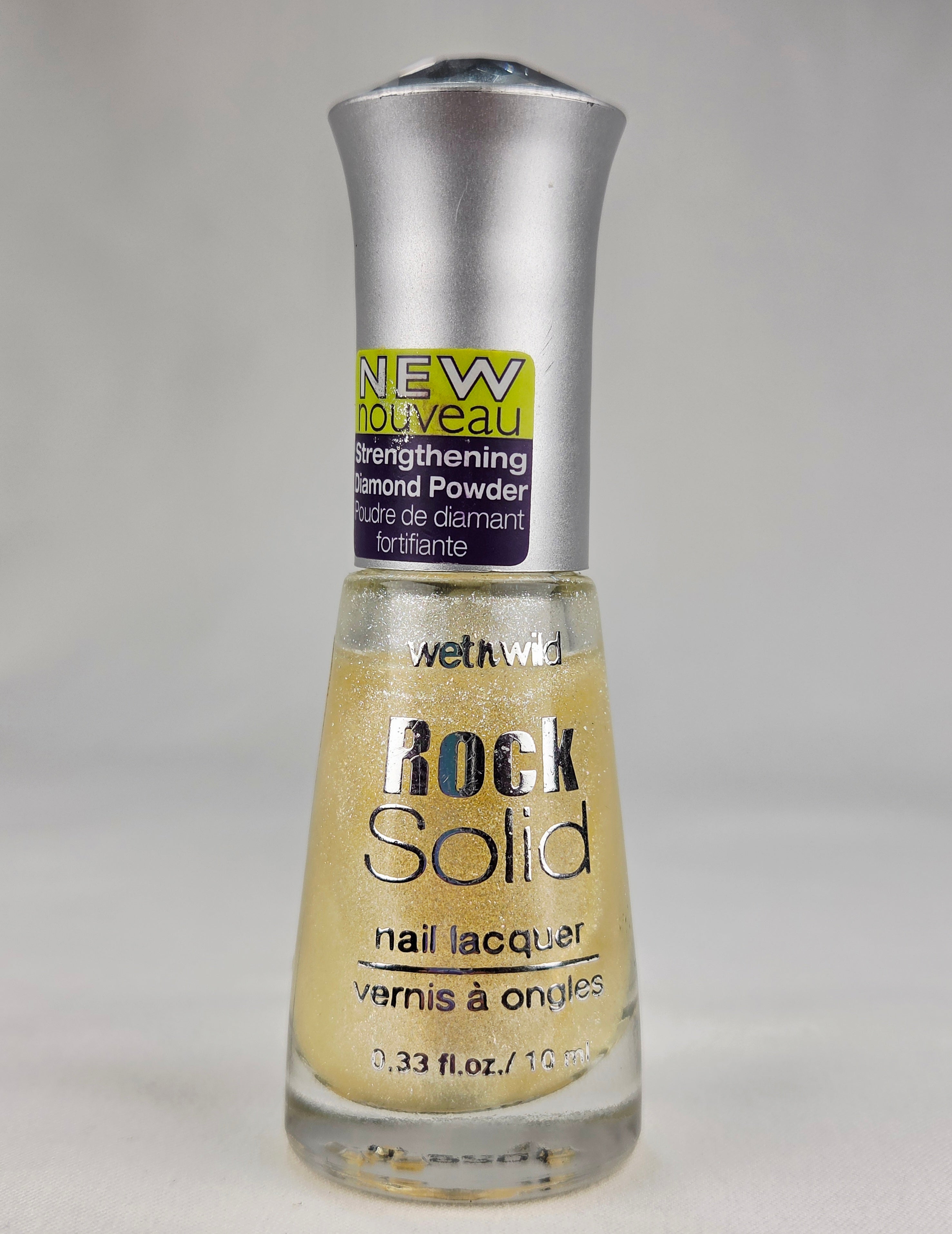 Wet n Wild Rock Solid Sparkling Diamonds 224 Vintage Diamond Powder Nail Polish Shimmer Collectible