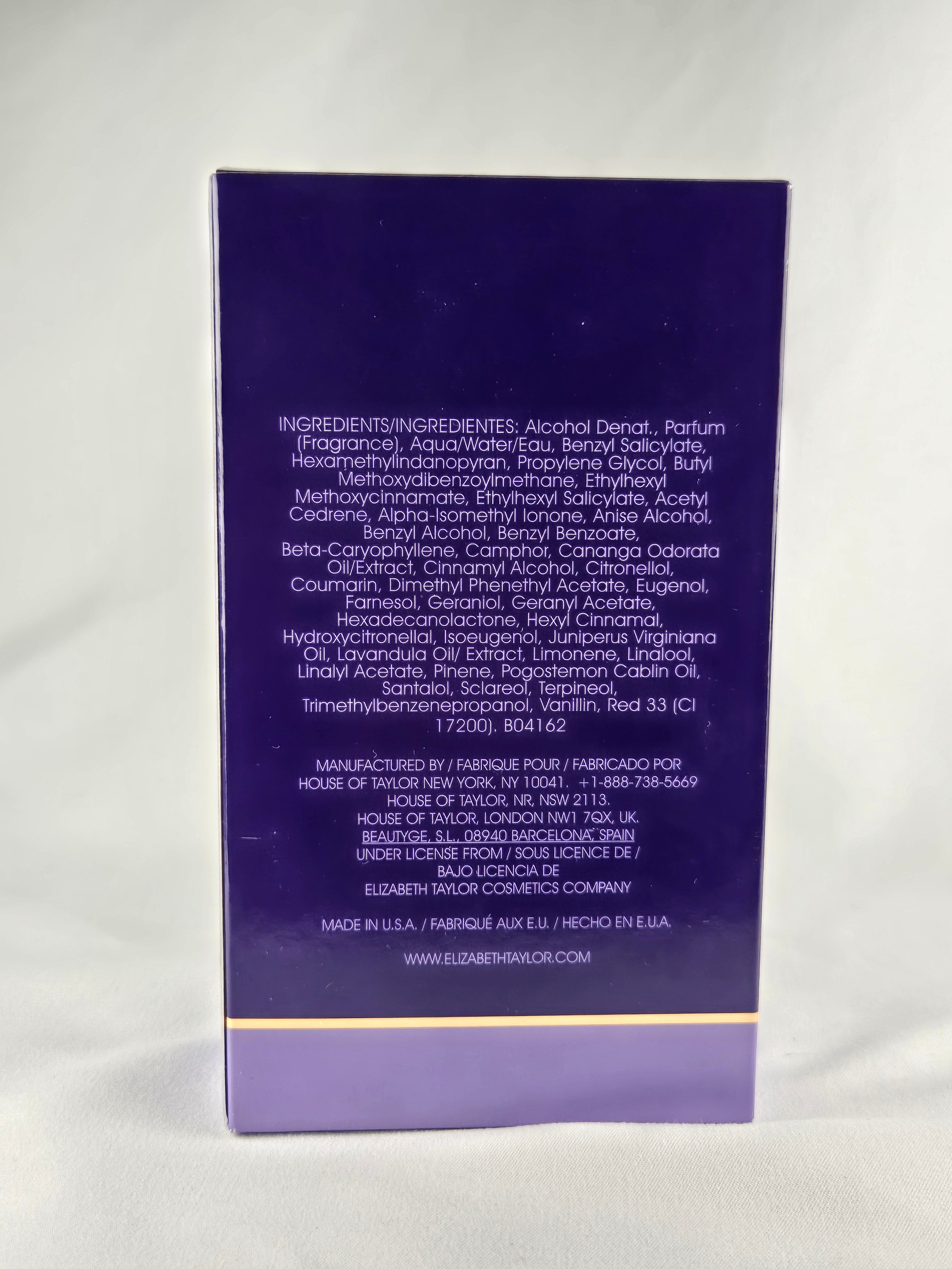 Elizabeth Taylor Passion Eau de Toilette Spray 2.5 oz Women Fragrance