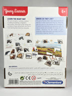 Clementoni Where Do They Live? Animal Matching Game | Ages 4+ | Factory Sealed
