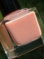 Asrai's Dayssolve - Peach Nude Golden Shimmer Nail Polish | Handmade Indie Lacquer | Liquid Krystal Co.