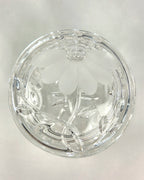 Princess House 24% Lead Crystal Vanity Set – West Germany Perfume Bottle, Trinket Box & Tray