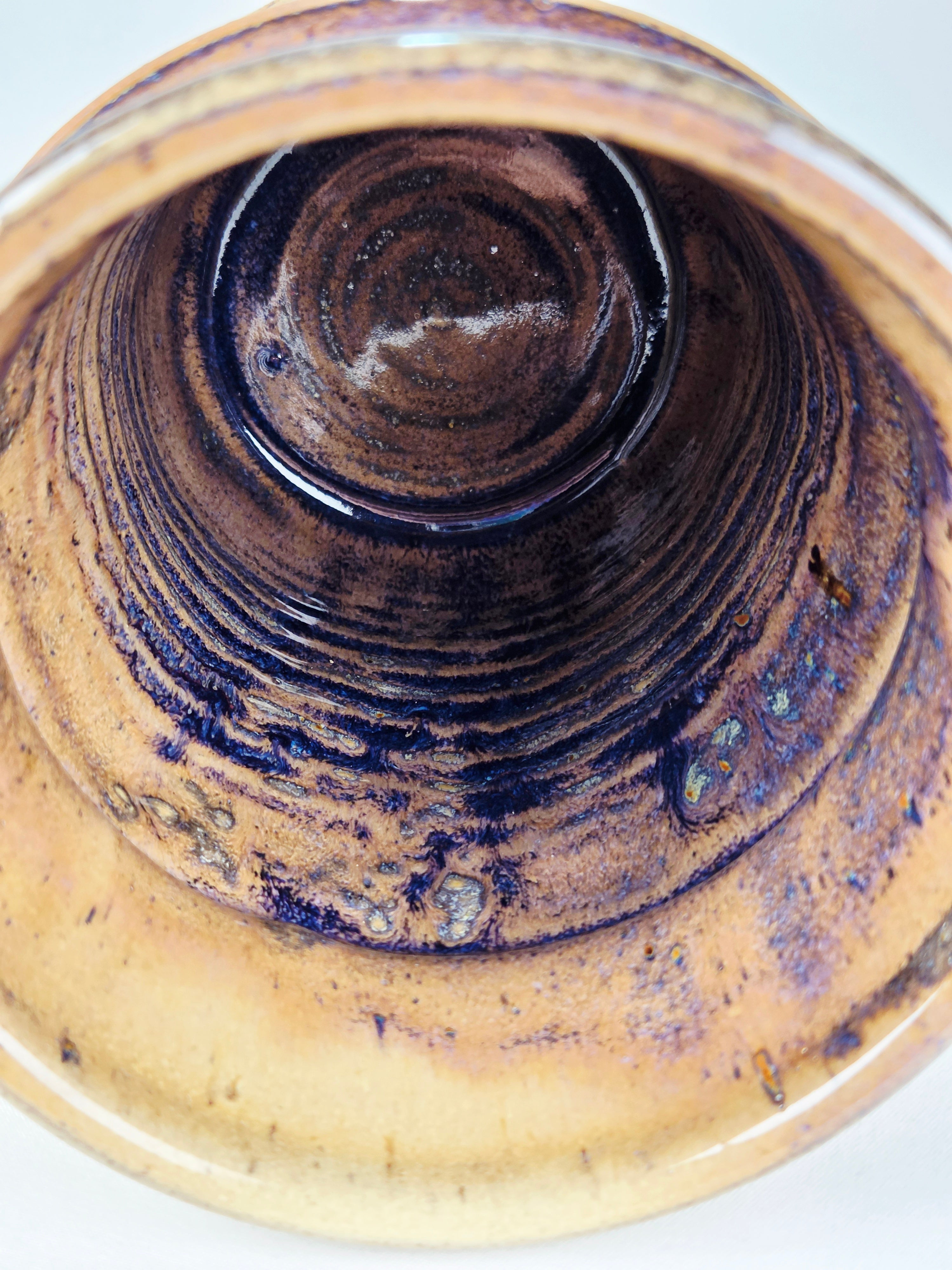 Handcrafted Studio Pottery Botanical Vase | Signed Artisan Stoneware Vase | 6" Rustic Floral Ceramic Home Decor