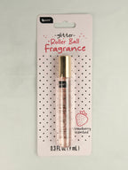 b•pure Glitter Roller Ball Fragrance | Strawberry Sugar Sparkle — Strawberry Scented Shimmer Perfume Oil | Travel Size