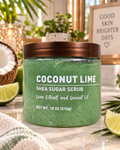 Equate Coconut Lime Shea Sugar Scrub 18 oz Coconut Oil Lime Extract Body Exfoliator