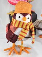 Spritz Birds Set of 5 Beezy Saffron Wheatly Blossom Coopster Plush Decor Collection