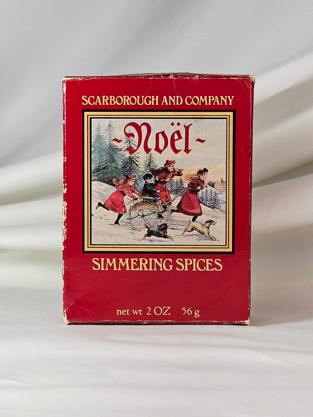 Vintage 1986 Scarborough & Company Noël Simmering Spices 2 oz Holiday Home Fragrance