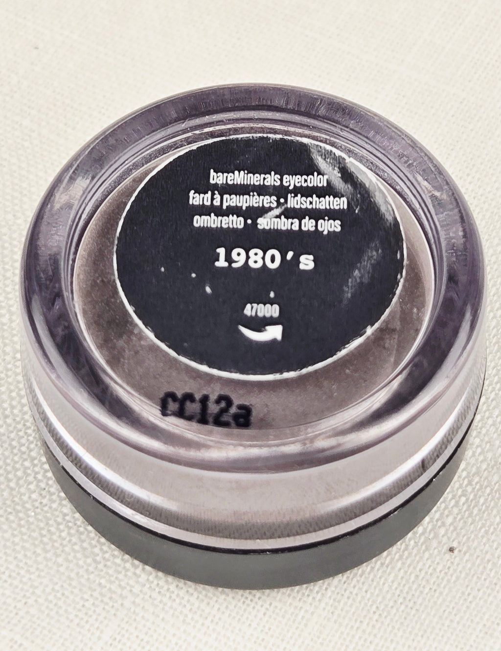 bareMinerals Loose Eyeshadow “1980’s” Metallic Silver Shimmer – Vintage Discontinued Pigment