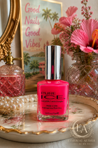 Pure Ice Flirt Alert Nail Polish 0.5 oz Bright Neon Pink Nail Lacquer Y2K Beauty