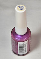 Vintage Love My Nails Frosted Purple 596 Shimmer Nail Polish Bari Cosmetics