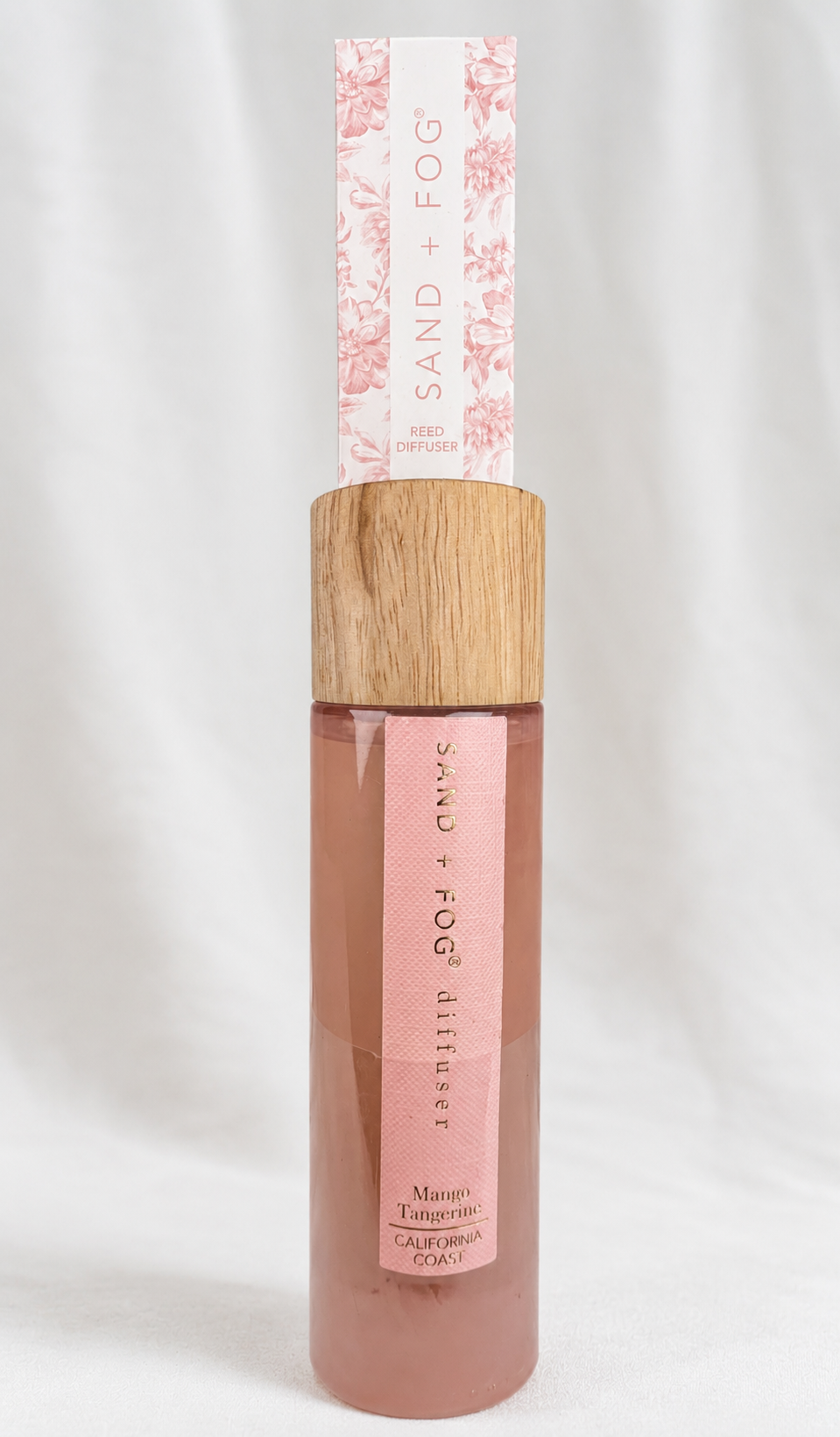 Sand + Fog Mango Tangerine Reed Diffuser California Coast 3.38 oz New