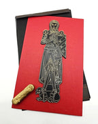 Vintage Medieval Knight Miniature Wax Rubbing Kit 1978 England Complete