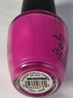 OPI Passion for NY Fashion 5R5R0 Hot Pink Shimmer Nail Lacquer 15 mL Partial