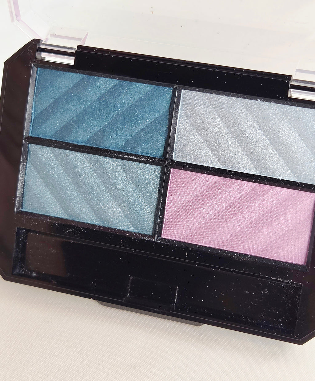 Vintage 1990s Revlon Overtime Shadow Aquatints Shimmer Eyeshadow Quad Palette