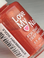 Vintage Love My Nails Nail Polish Lot of 5 Diva Frosted Raisin True Lilac Rose Garden