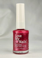 Love My Nails Sweet Wine 502 Nail Polish – Vintage Shimmer Pink Burgundy Lacquer Collectible