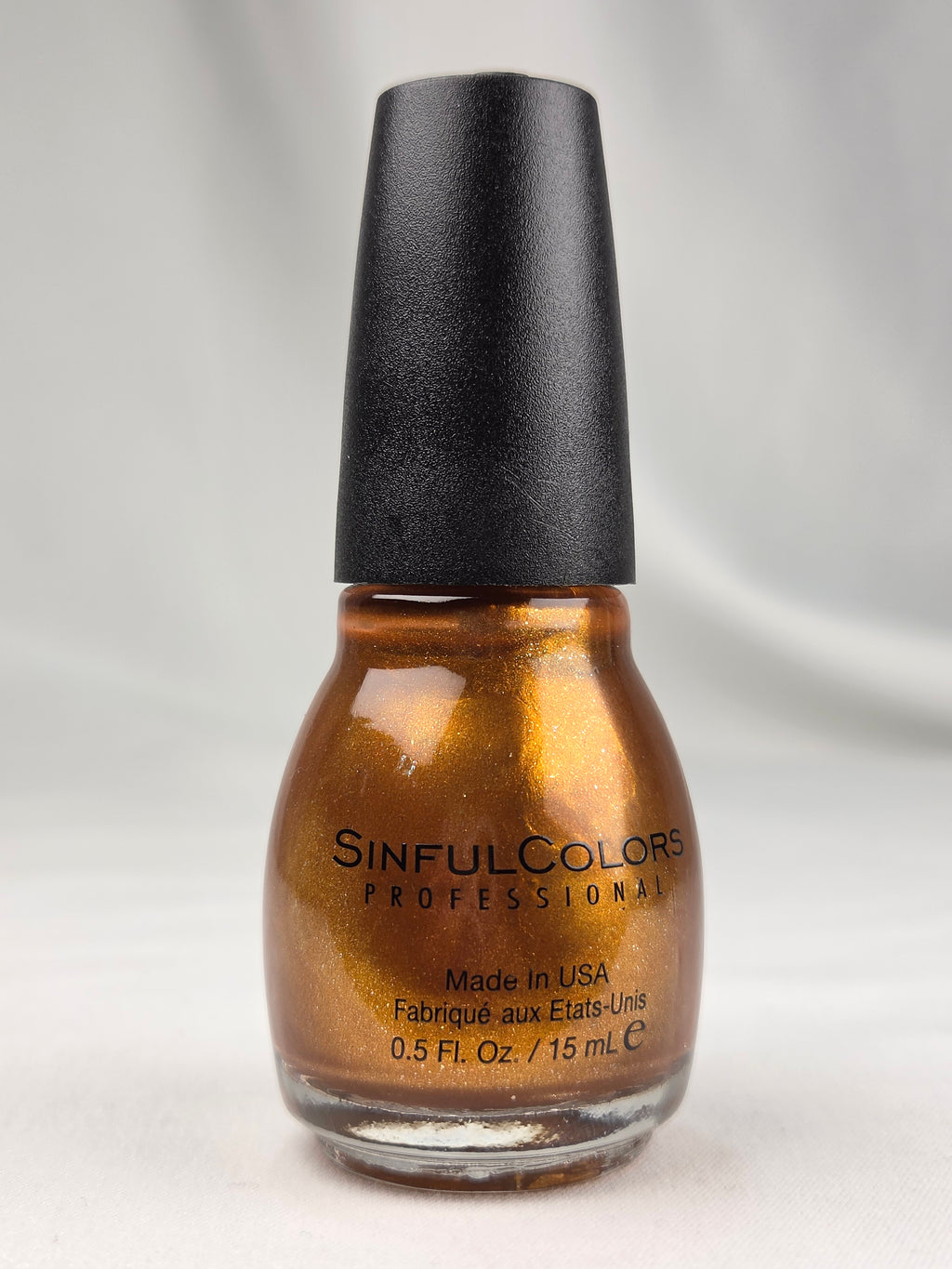 SinfulColors Copper Pot 1503 Discontinued Metallic Copper Shimmer Nail Polish