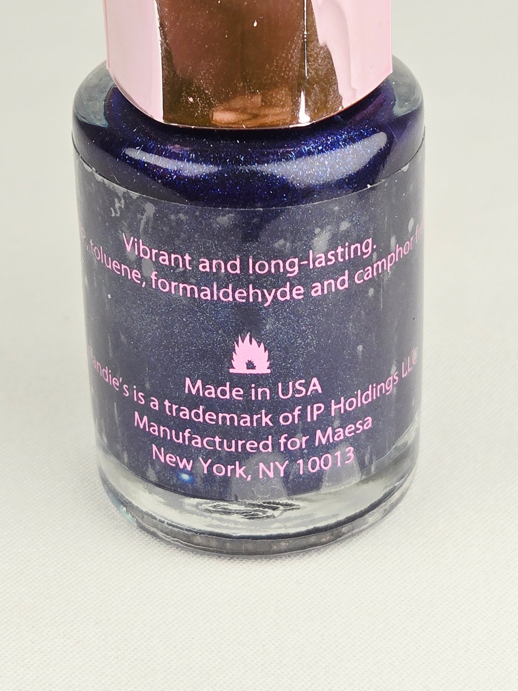 Candie’s Nail Polish “Royal Navy” 3143 – Deep Navy Blue Shimmer Nail Lacquer 0.34 oz