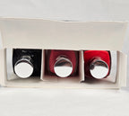 Pure Ice Shine Gel Tech Nail Polish Set – 2-Step Shine System | Red, Pink & Top Coat