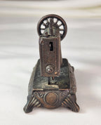 Vintage Mechanical Pencil Sharpener Set of 5 – Die Cast Metal Miniatures | Car Stagecoach Sewing Machine Lamp Coffee Grinder