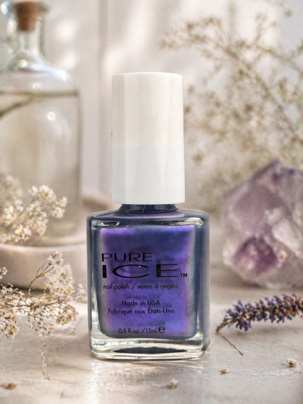 Pure Ice Nail Polish “Good Witch” Limited Edition Iridescent Purple Blue Duochrome Shimmer