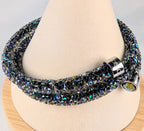 Swarovski Crystaldust Paradise Shine Wrap Bracelet Retired Aurora Crystal Collector Jewelry