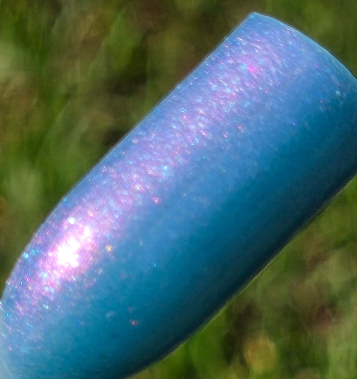 Sirius Scintillation – Handmade Indie Nail Polish | Blue-Violet Jelly | Red, Blue & White Microflakes | Buildable Celestial Shimmer | Liquid Krystal Co.