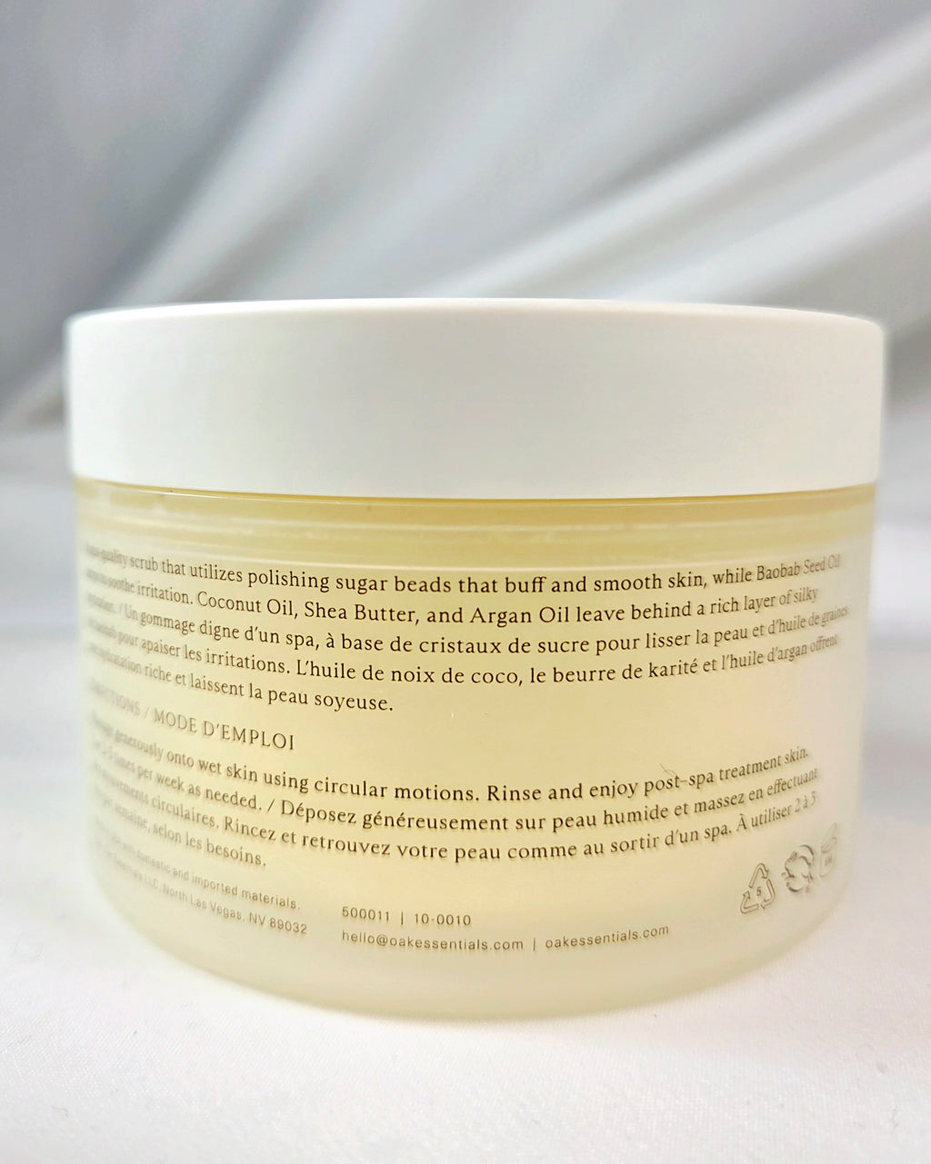Oak Essentials Luminous Body Lotion + Perfecting Body Scrub Set