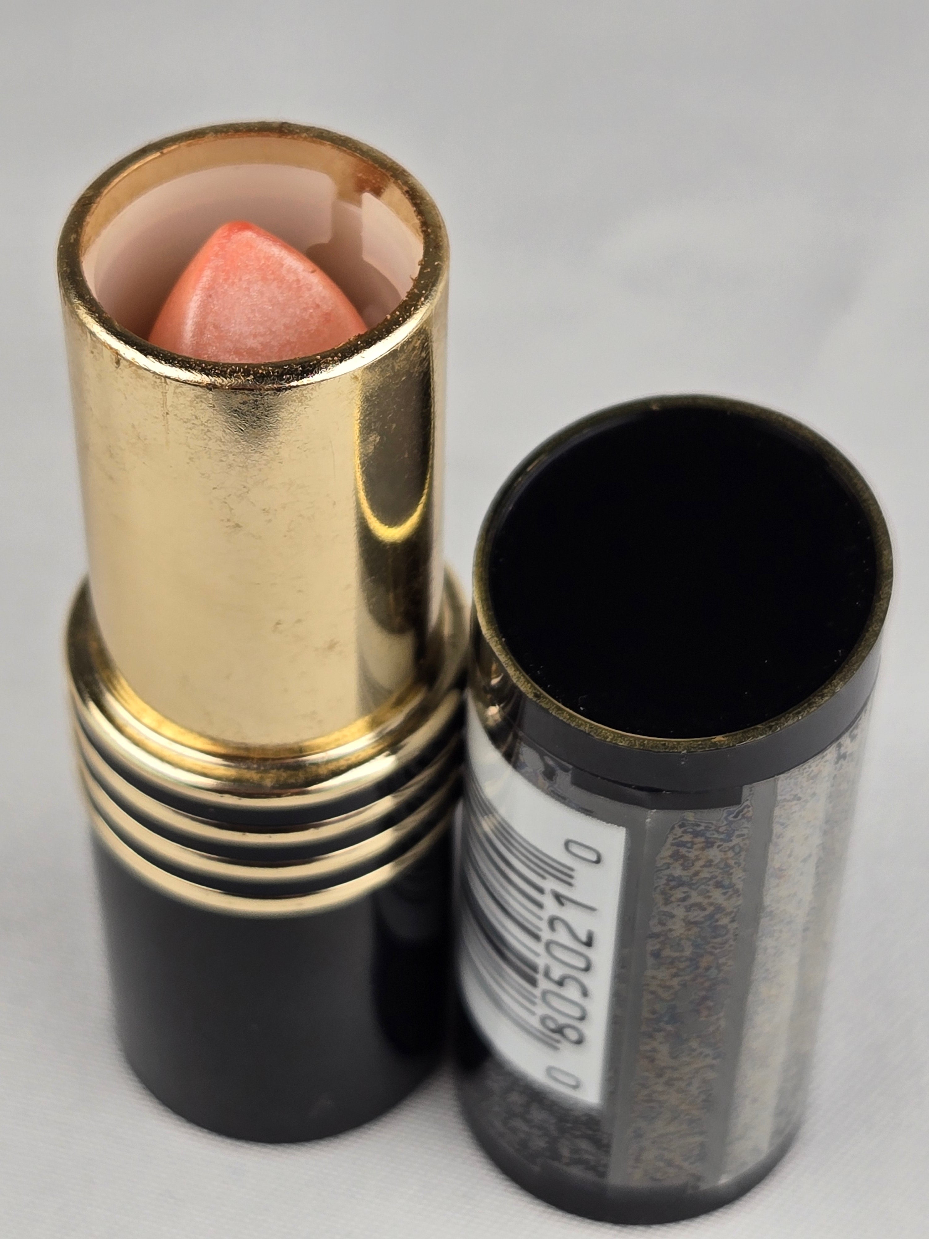 Revlon Vintage Super Lustrous Frost Lipstick 02 Silver City Pink Peach Frost Shimmer Classic Tube