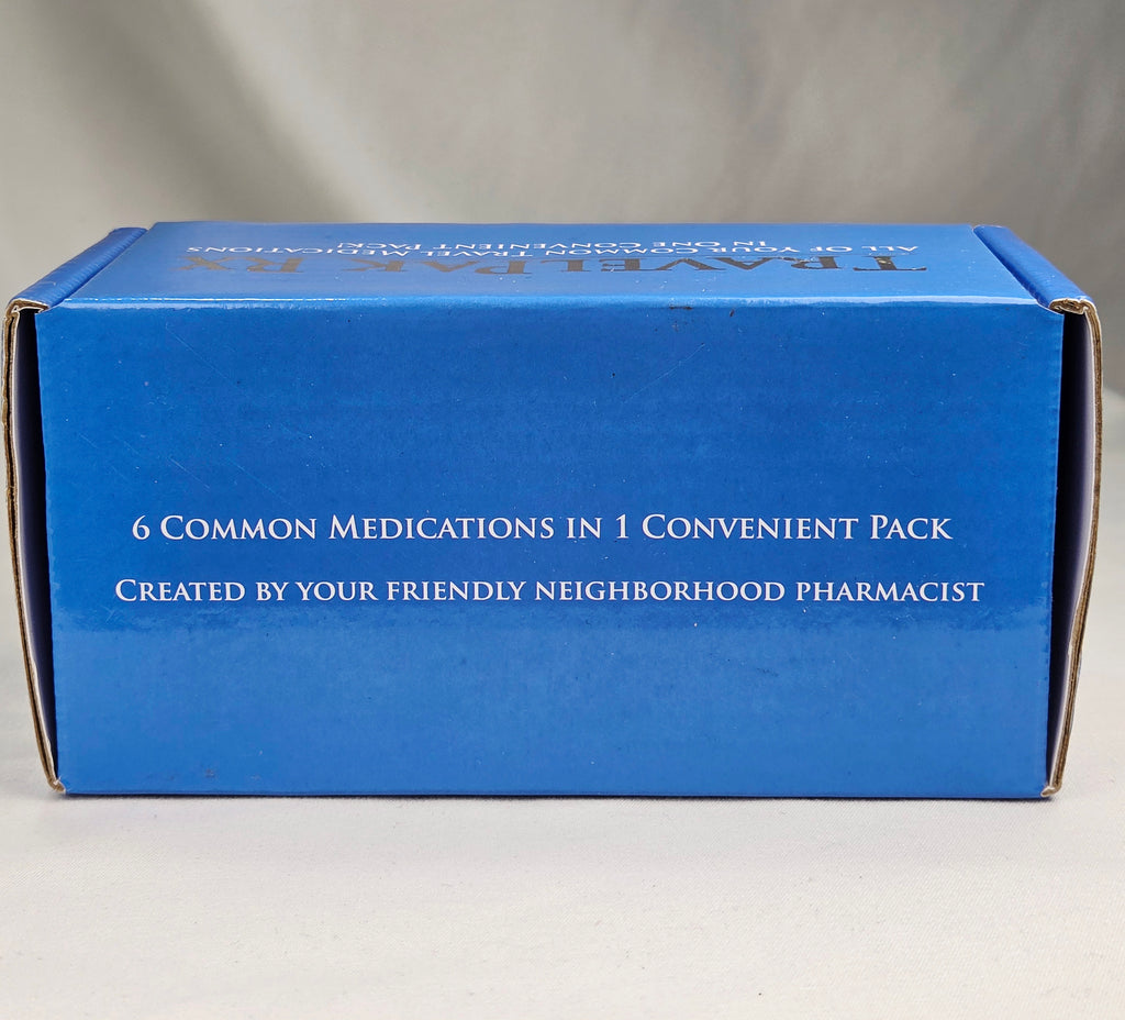 TravelPak RX Travel Medicine Kit | 73 Tablets | Pharmacist Recommended Travel Essentials Kit