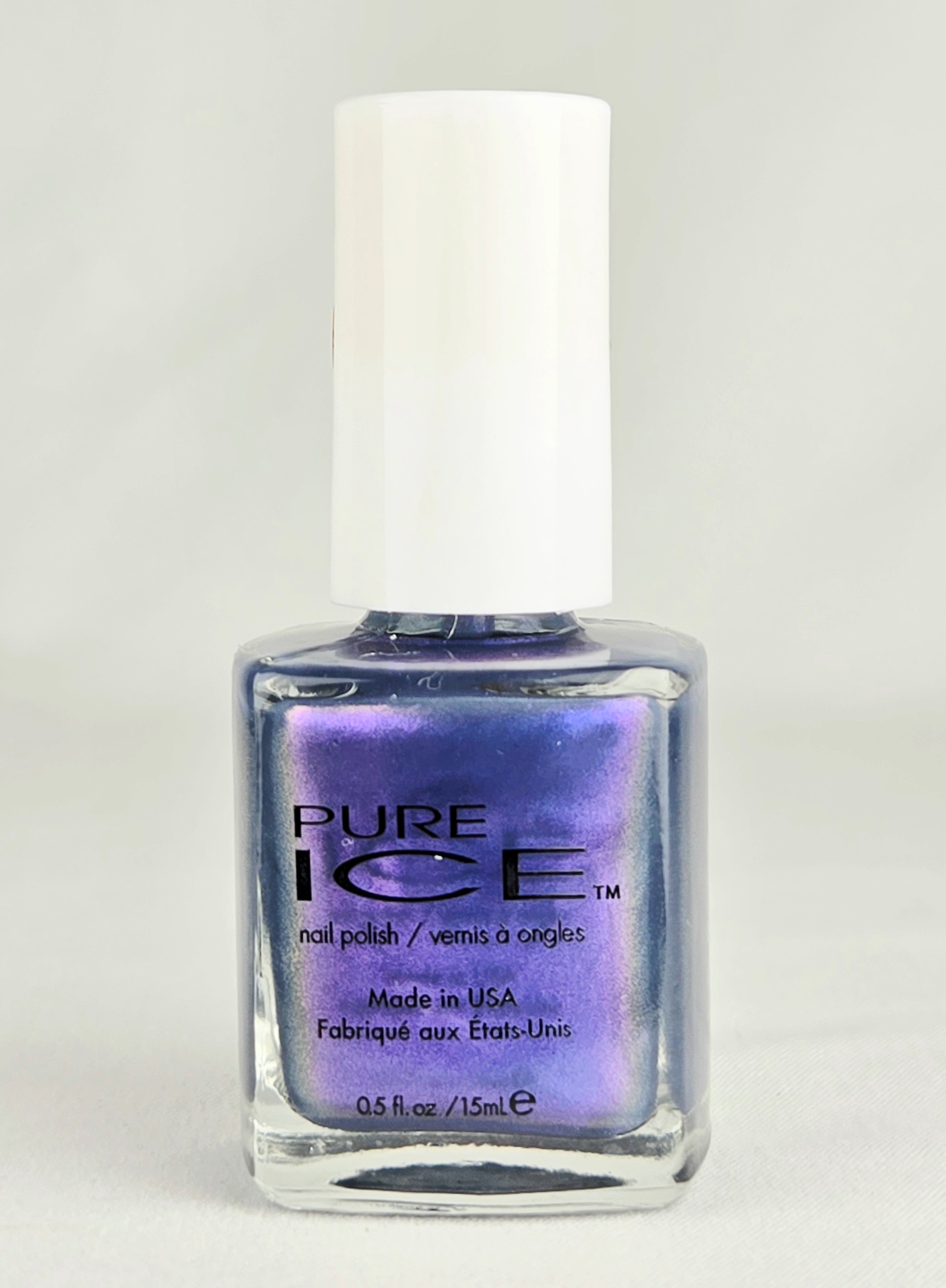 Pure Ice Nail Polish “Good Witch” Limited Edition Iridescent Purple Blue Duochrome Shimmer