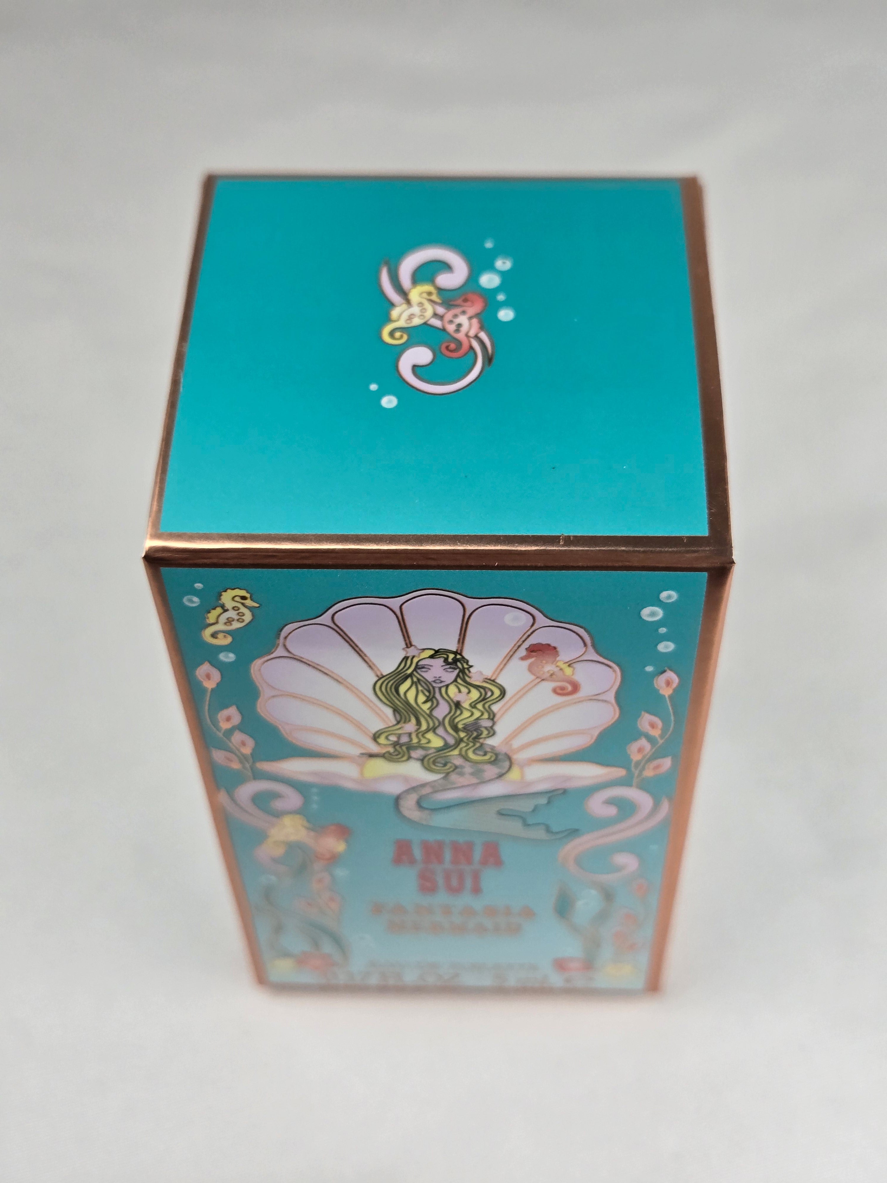 Anna Sui Fantasia Mermaid Eau De Toilette Mini Perfume 0.17 oz 5ml Mermaid Bottle