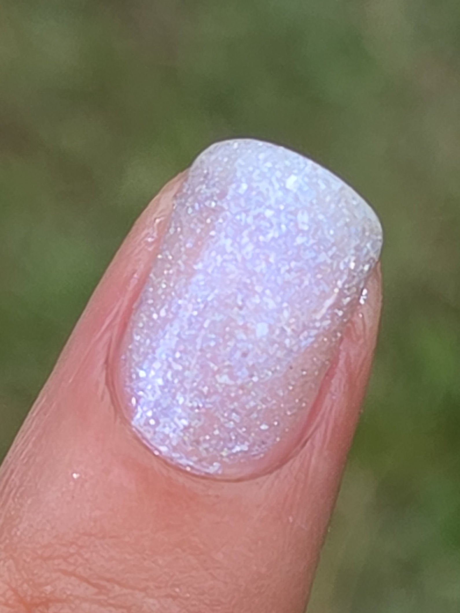 Prismatic Blizzard Holographic Nail Polish – Icy White with Blue Aurora Shimmer | Iridescent Indie Holo Lacquer | Liquid Krystal Co. Prototype