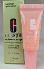 Clinique Moisture Surge Active Glow Serum Deluxe Mini 5ml HA Vit C AHA New In Box