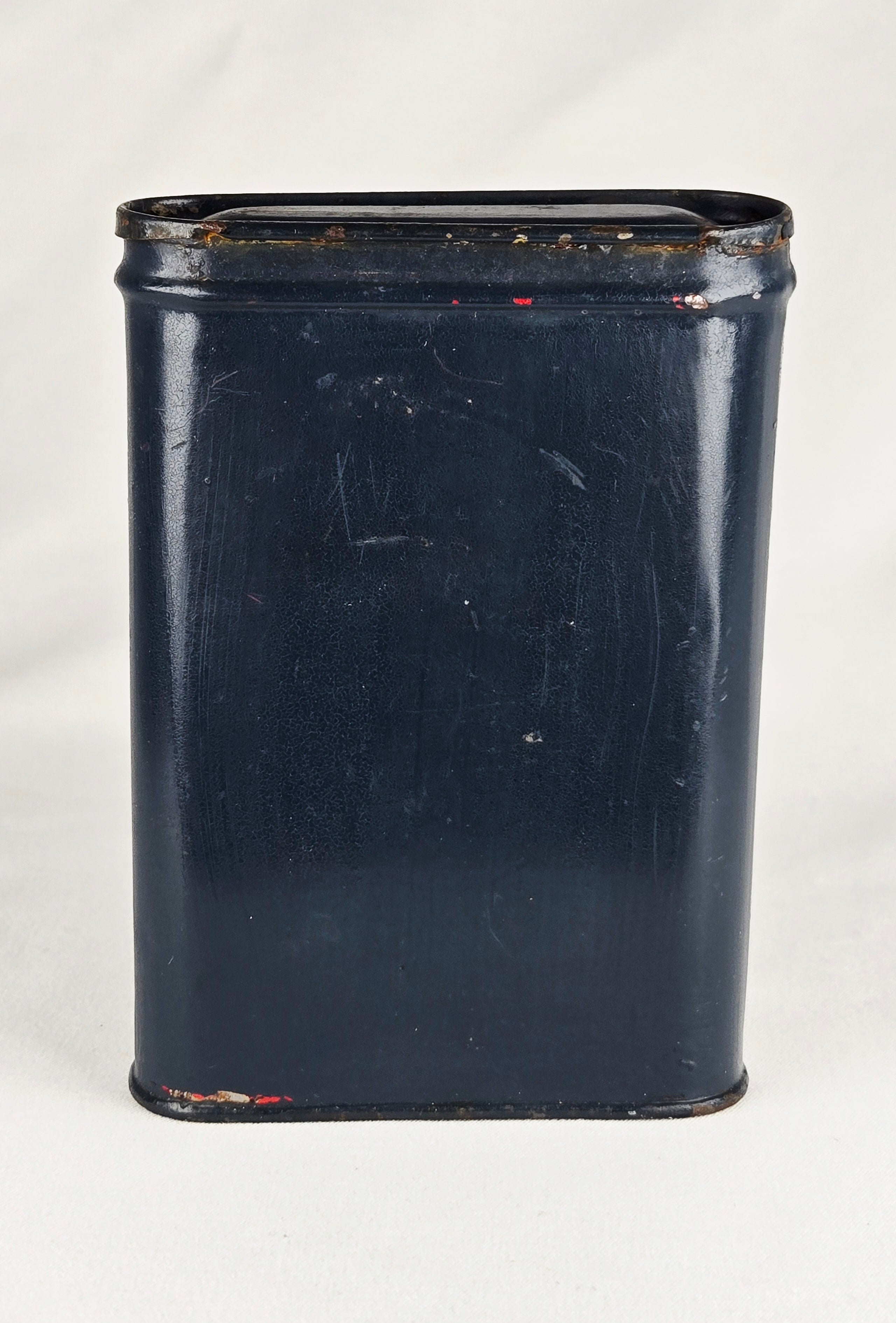 Prince Albert Vintage Tobacco Tin — Signed E.C. Hand-Painted Folk Art Hearth Decor
