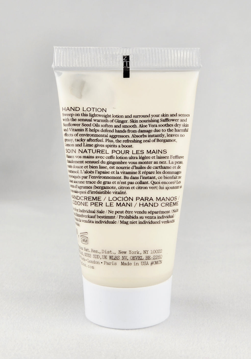 Origins Ginger Hand Lotion 1 oz 30 ml Travel Size Hydrating Hand Cream Moisturizing Ginger Scent