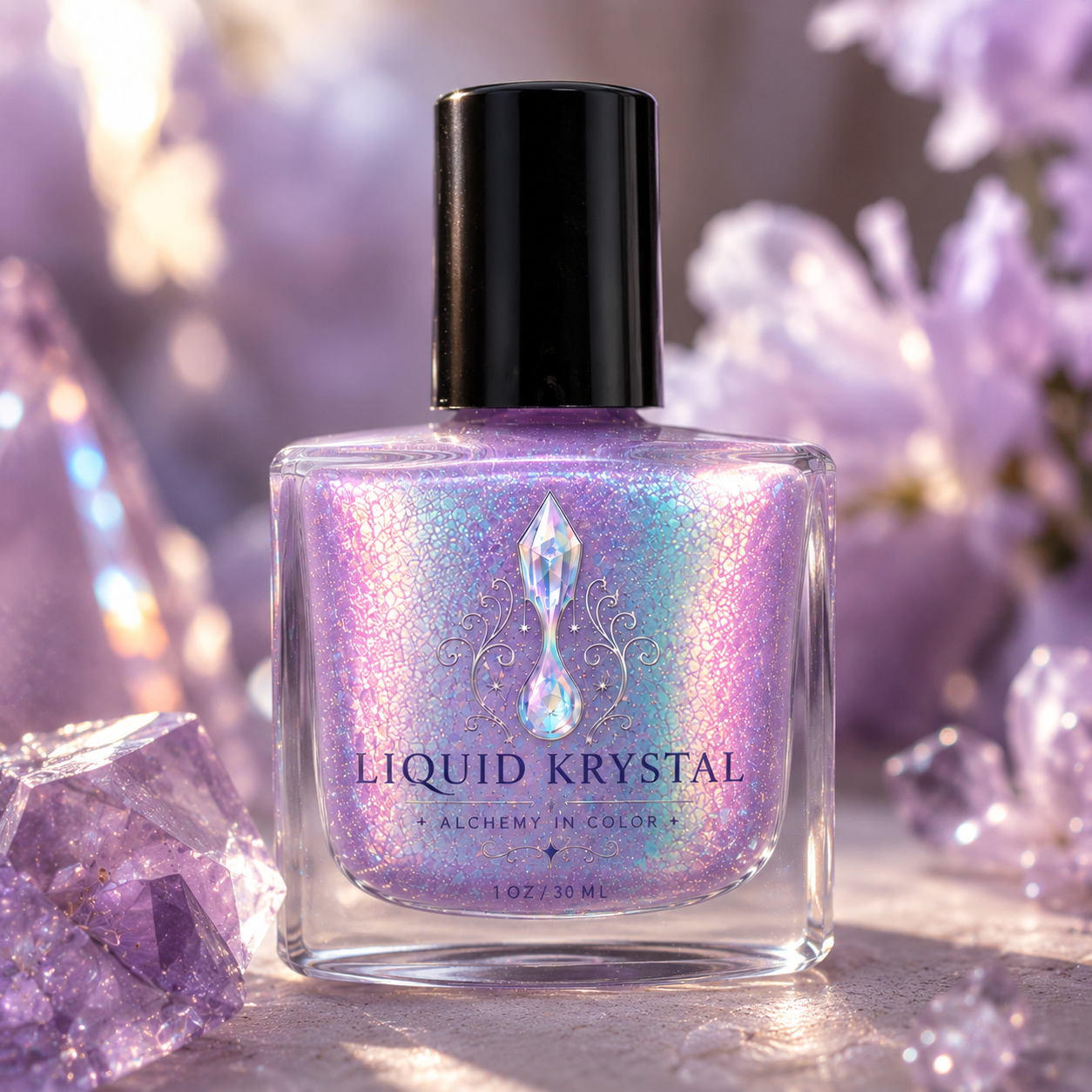 Aurora Garden | Color Shift Lilac Aurora Shimmer Nail Polish | Liquid Krystal Co.- NOT FOR SALE Early 2027 Drop