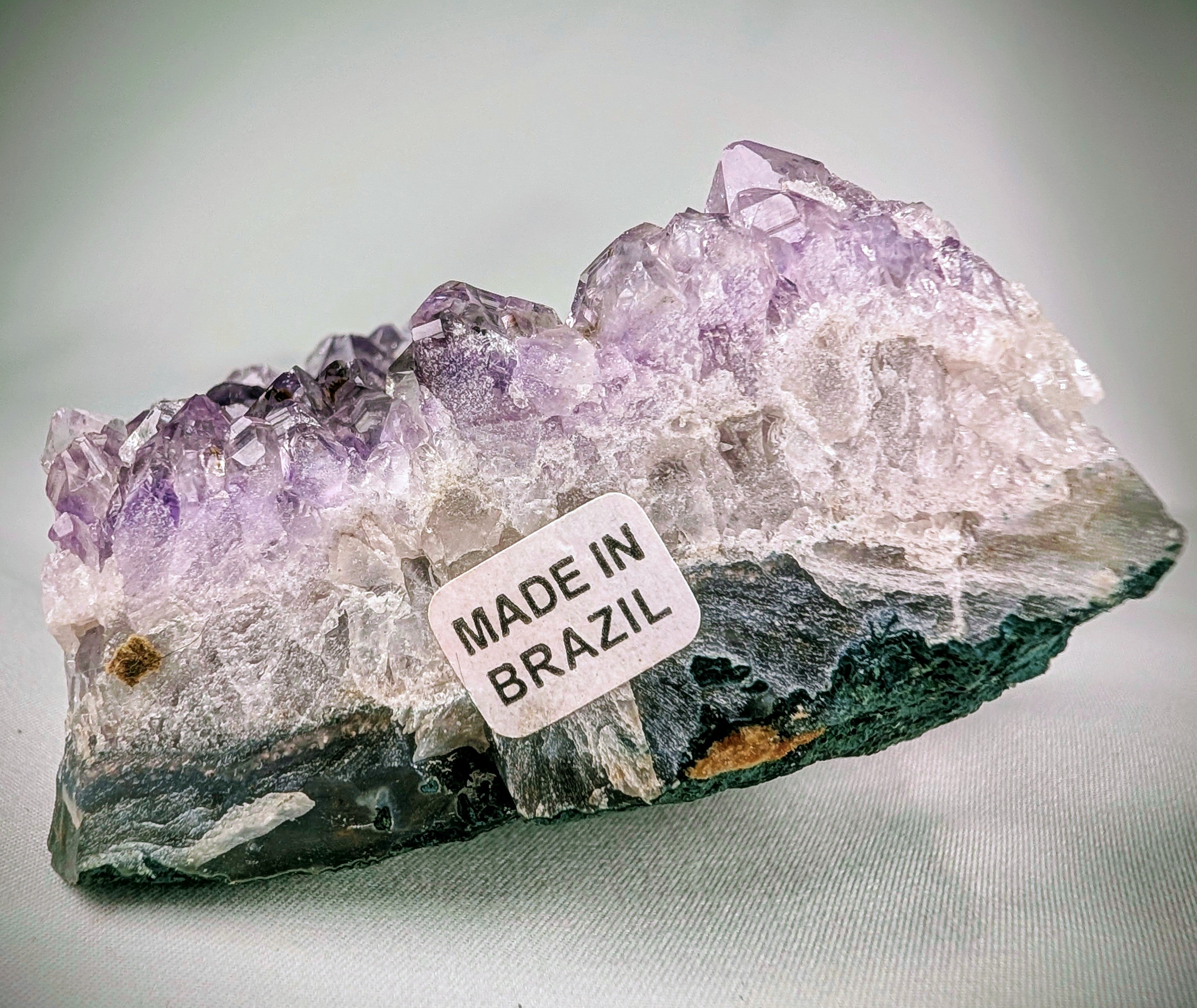 Natural Amethyst Crystal Cluster Standing Druzy Specimen 1lb 3oz Purple Quartz