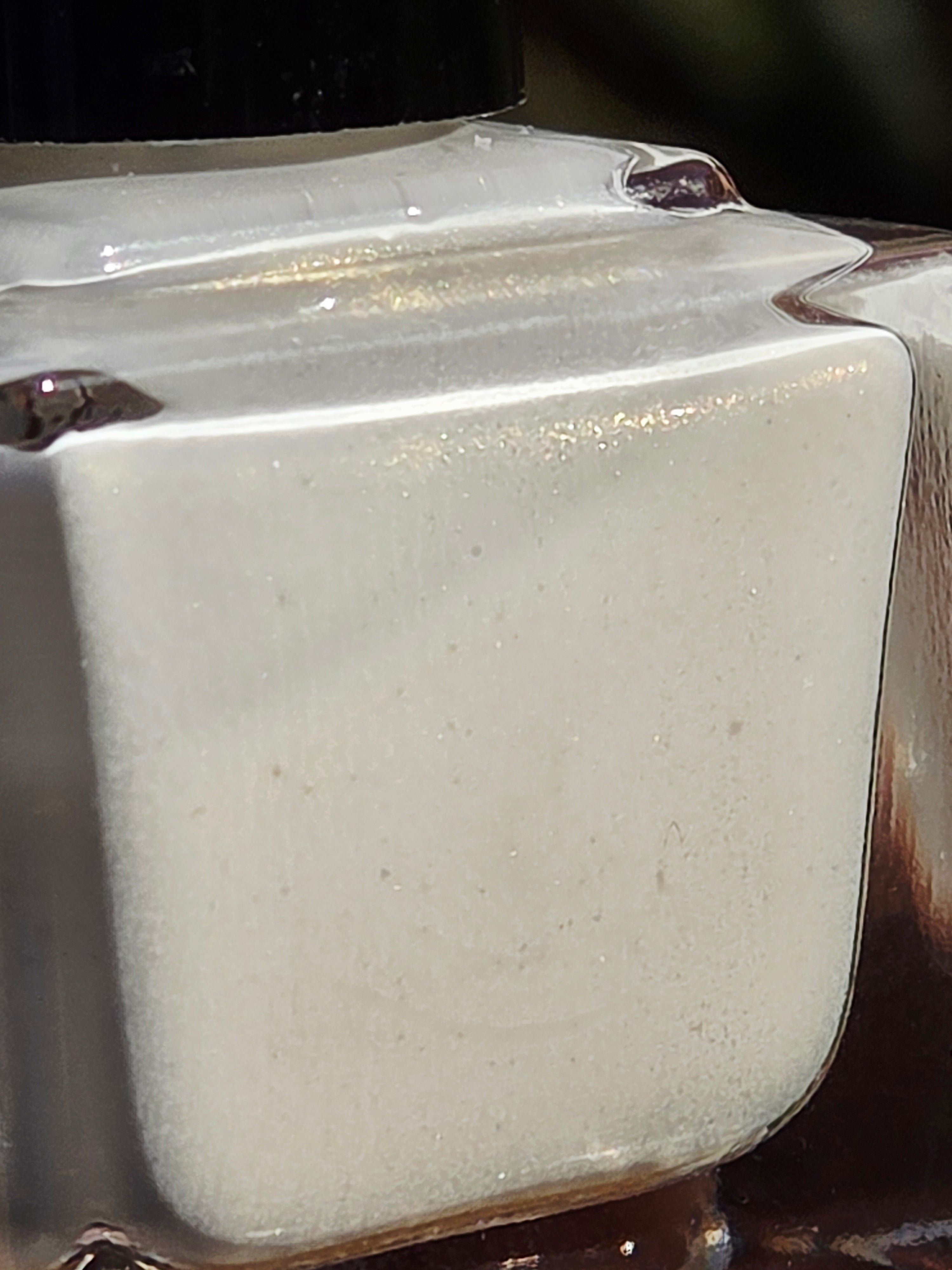 Gilded Dove Ivory Gold Shimmer Nail Polish Prototype | Liquid Krystal Co.