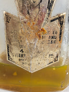 Antique 1920s–1930s Stuart’s Opaline Shampoo Bottle Art Deco Vanity Rare Survivor