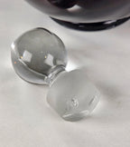 Vintage Cambridge Glass Amethyst Decanter for Farber Bros Krome-Kraft Art Deco Service