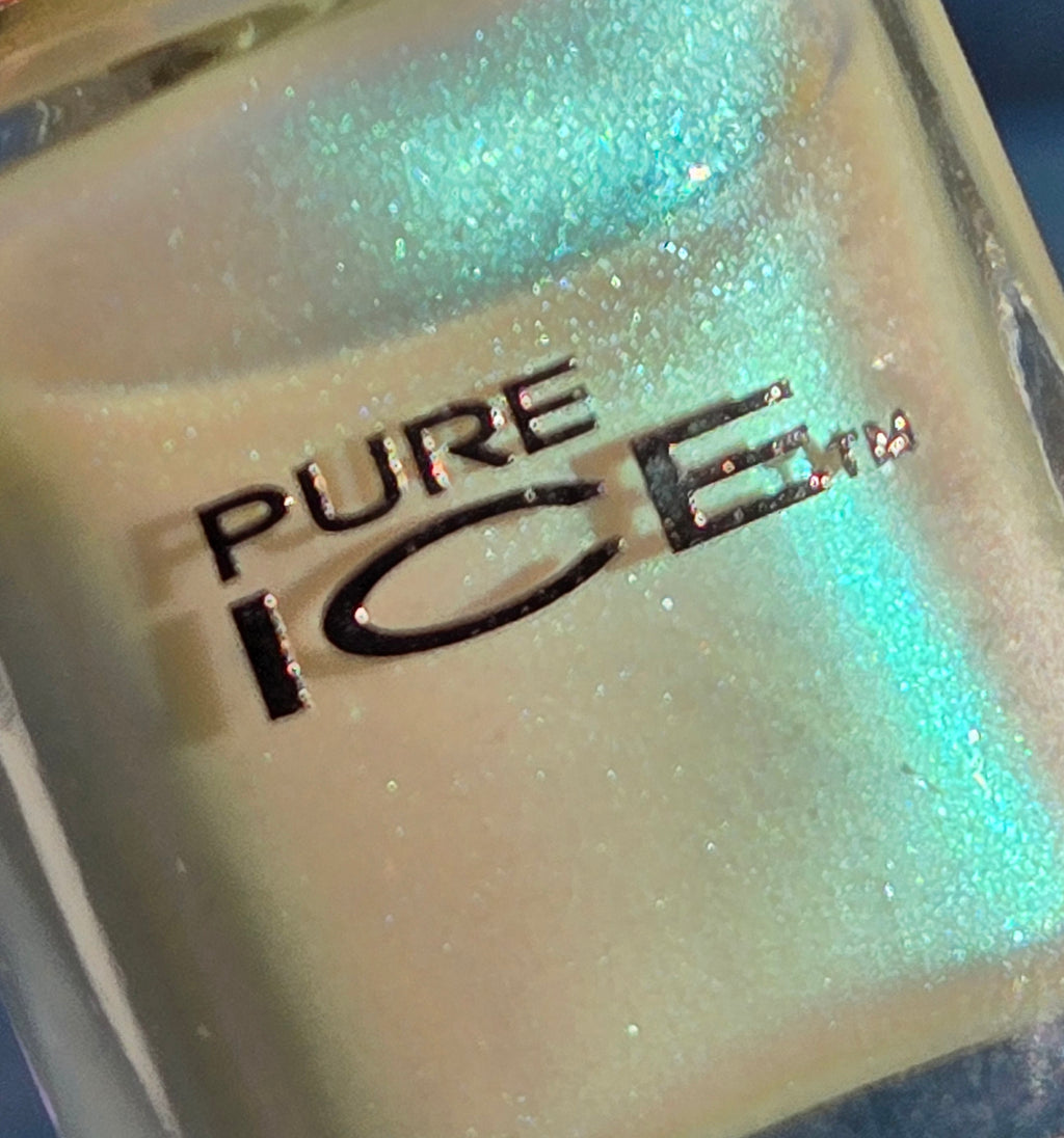 Pure Ice “Mint Dream” Vintage Nail Polish — Sheer Iridescent Green Shimmer Collector Grail Shade