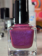 Ovid’s Mulberry – Handmade Indie Nail Lacquer | Deep Mulberry Purple with Electric Violet Shimmer | Liquid Krystal Co.