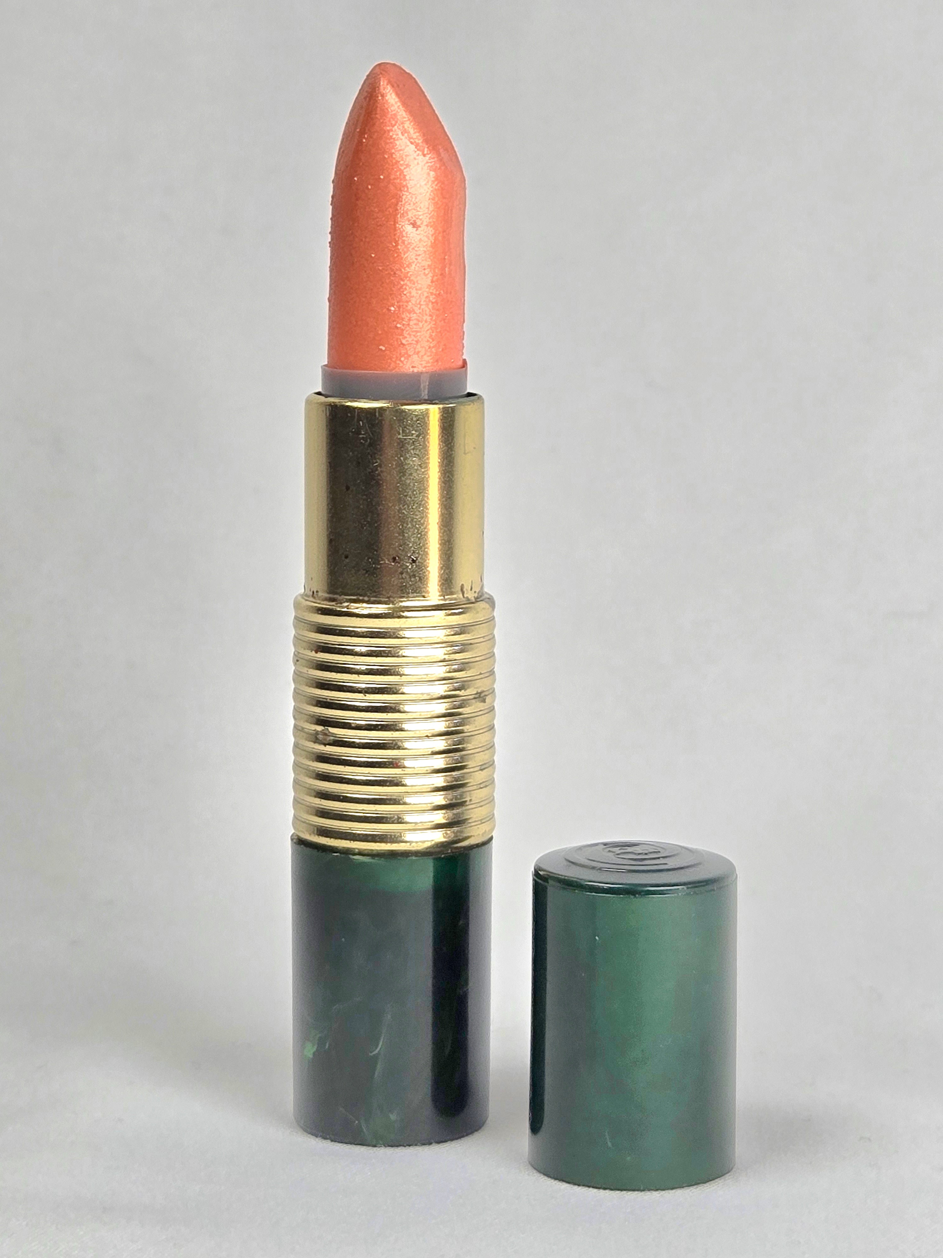 Revlon Vintage Moon Drops Luminesque Crystal Cut Coral Lipstick | Circa 1963–1967 Collector Vanity Display