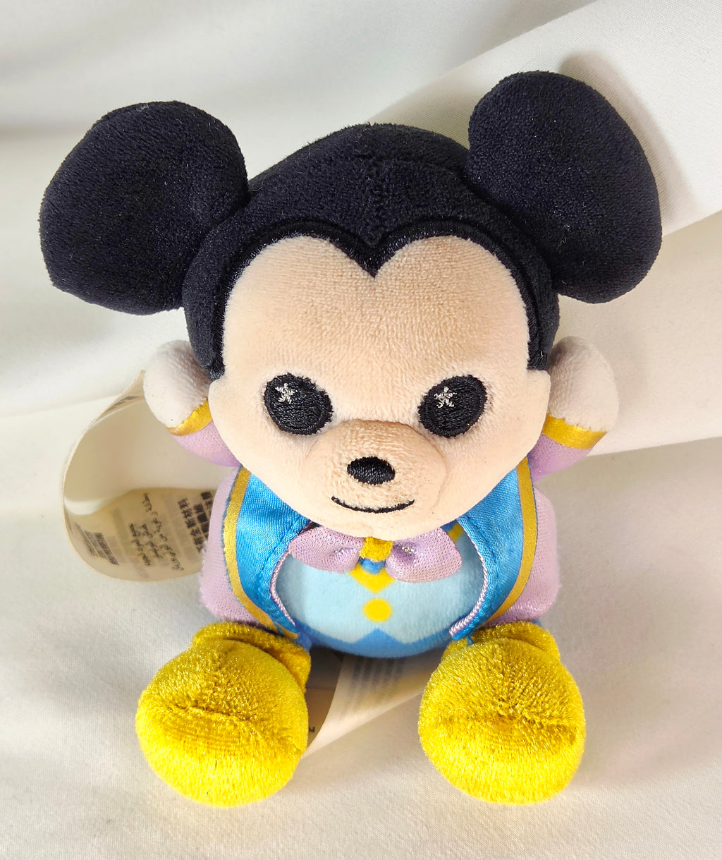 Disney Wisgables Mickey Mouse Small Plush Toy Pastel Outfit Blue Purple Gold Collectible