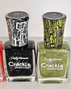 Vintage Sally Hansen Crackle Overcoat Nail Polish Lot of 7 Discontinued Shades