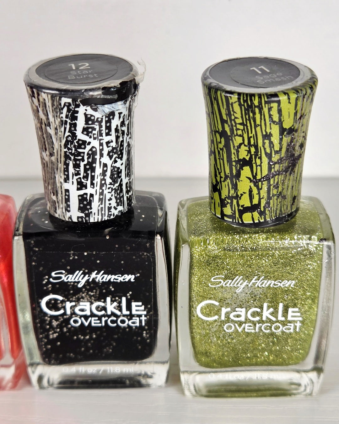 Vintage Sally Hansen Crackle Overcoat Nail Polish Lot of 7 Discontinued Shades