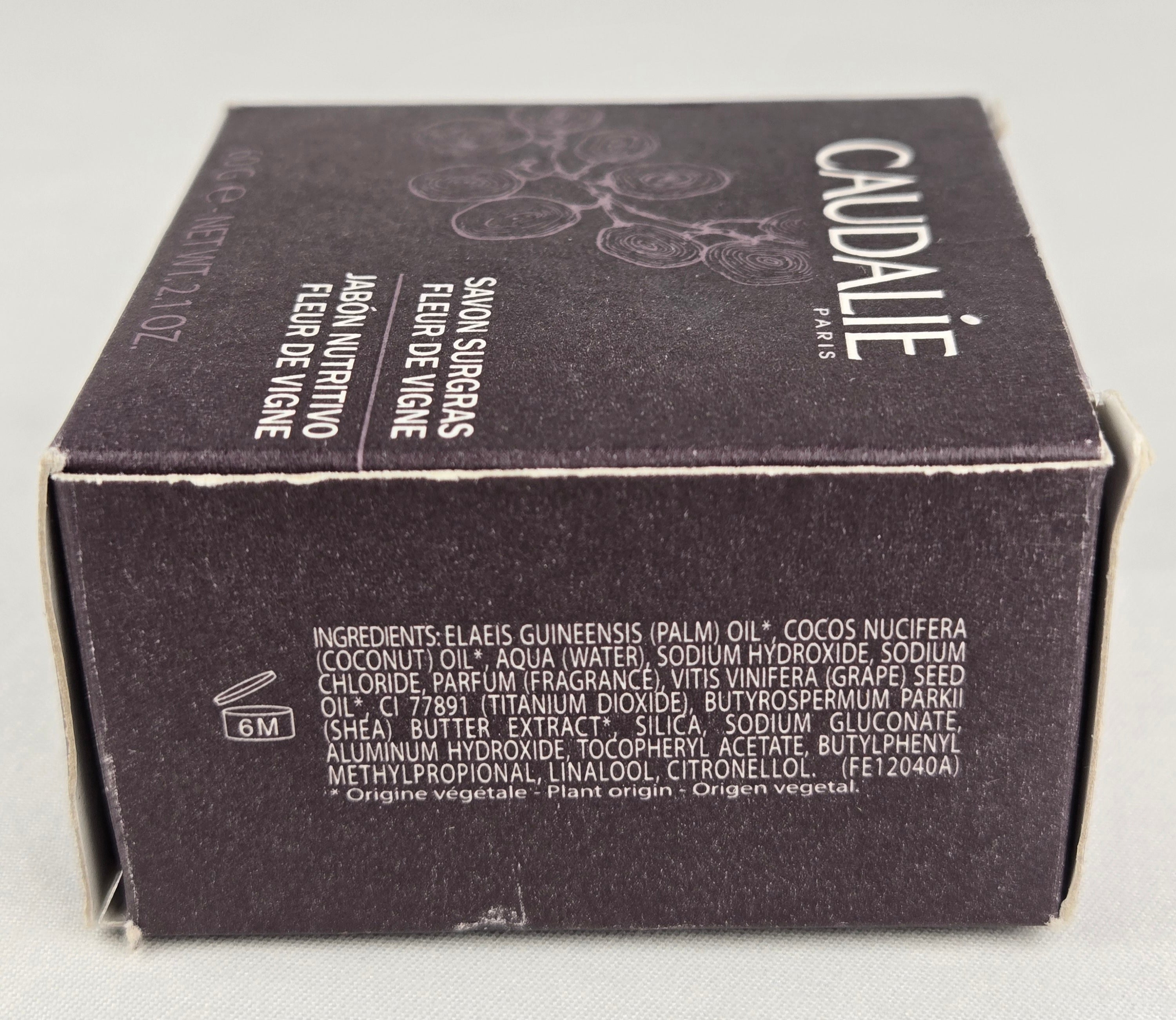 Caudalie Fleur de Vigne French-Milled Soap 60g | Luxury Caudalie Paris Vineyard Scent Bath Soap