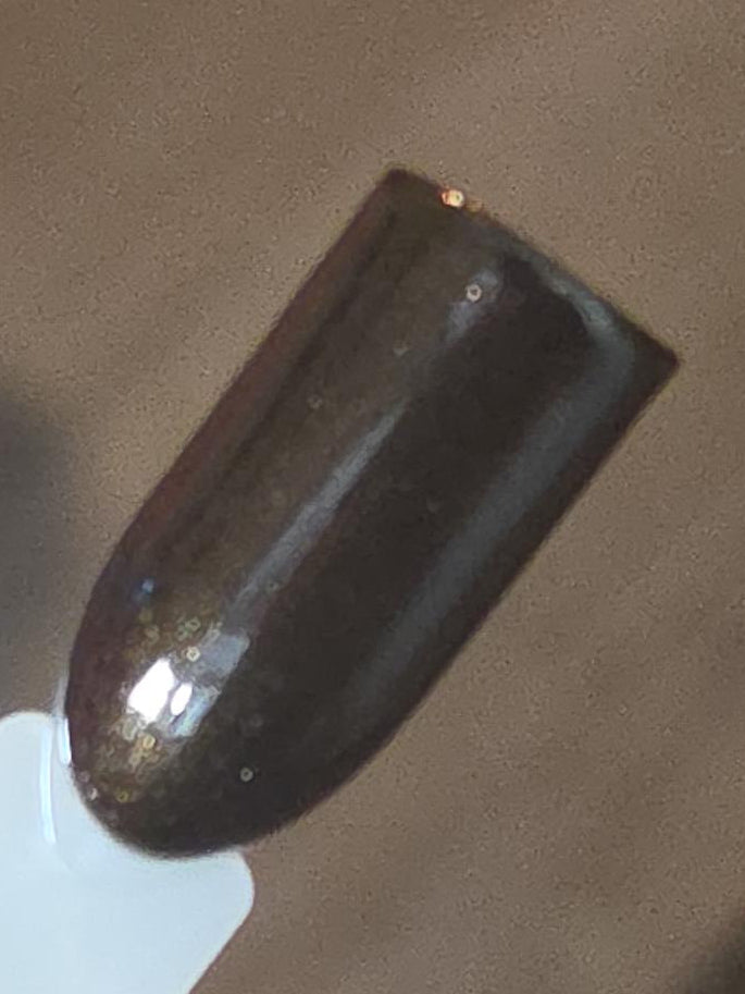 Chocolirium Dark Chocolate Brown Shimmer Nail Polish | Liquid Krystal Co. Handmade Indie Lacquer